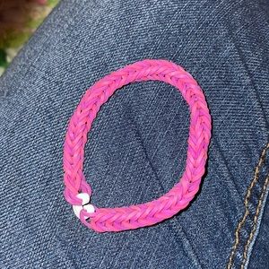 This is a loom band bracelet i made myself